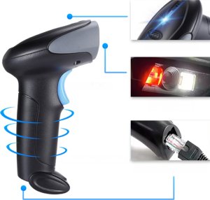 Czytnik kodów kreskowych Zenwire Czytnik Skaner Kodów Kreskowych EAN USB Bezprzewodowy 1D Ręczny Zenwire WJ13 7