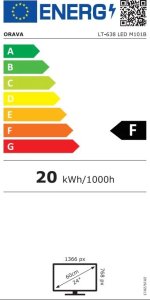 Telewizor Orava Telewizor Orava, LT-638, 24", HD Ready 1366 x 768, czarna 3