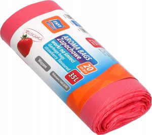 Kosz na śmieci Kadax Ravi Worki Zapachowe Na Śmieci Wiązane 20szt 35 L 2