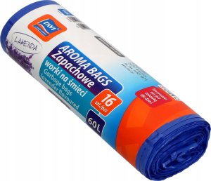 Kosz na śmieci Kadax Ravi Worki Zapachowe Na Śmieci Wiązane 16szt 60 L 2