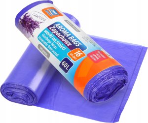 Kosz na śmieci Kadax Ravi Worki Zapachowe Na Śmieci Wiązane 16szt 60 L 7