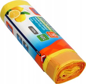 Kosz na śmieci Kadax Ravi Worki Zapachowe Na Śmieci Wiązane 10szt 60 L 2