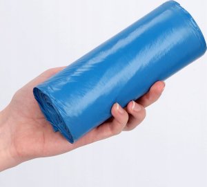 Kosz na śmieci Kadax Worki Na Śmieci Super Mocne Niebieskie 60 L 10 szt 3