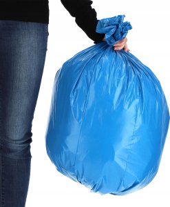 Kosz na śmieci Kadax Worki Na Śmieci Super Mocne Niebieskie 60 L 10 szt 5