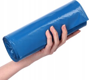 Kosz na śmieci Kadax Worki Na Śmieci Super Mocne Niebieskie 140 L 10szt 5