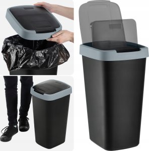 Kosz na śmieci Kadax KADAX Kosz Na Śmieci 25L Pojemnik Do Segregacji Odpadów Kubeł Śmietnik 9