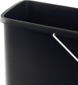 Kosz na śmieci Kadax KADAX Kosz Na Śmieci 12L Pojemnik Na Odpady Czarny Z Uchwytem Kubeł 4