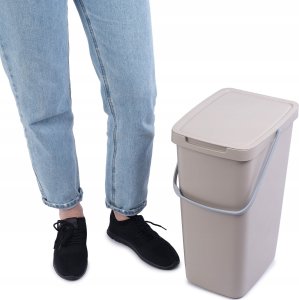 Kosz na śmieci Kadax KADAX Kosz Na Śmieci Pojemnik Na Odpady Z Pokrywą 20L Kubeł Do Segregacji 2