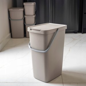 Kosz na śmieci Kadax KADAX Kosz Na Śmieci Pojemnik Na Odpady Z Pokrywą 20L Kubeł Do Segregacji 4