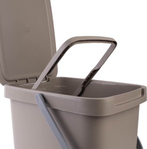 Kosz na śmieci Kadax KADAX Kosz Na Śmieci Pojemnik Na Odpady Z Pokrywą 20L Kubeł Do Segregacji 6