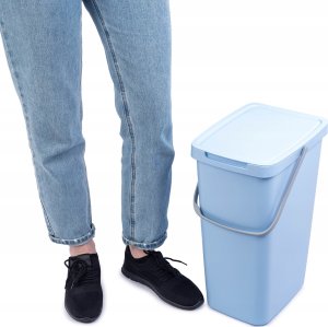 Kosz na śmieci Kadax KADAX Kosz Na Śmieci Pojemnik Na Odpady Z Pokrywą 20L Kubeł Do Segregacji 2