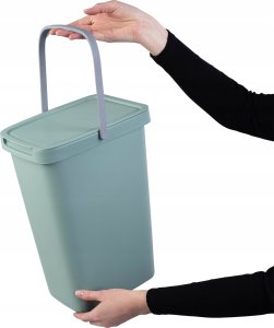 Kosz na śmieci Kadax KADAX Kosz Na Śmieci Pojemnik Na Odpady Z Pokrywą 12L Kubeł Do Segregacji 2