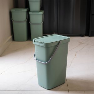 Kosz na śmieci Kadax KADAX Kosz Na Śmieci Pojemnik Na Odpady Z Pokrywą 12L Kubeł Do Segregacji 4