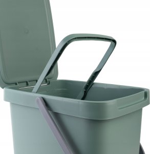 Kosz na śmieci Kadax KADAX Kosz Na Śmieci Pojemnik Na Odpady Z Pokrywą 20L Kubeł Do Segregacji 6