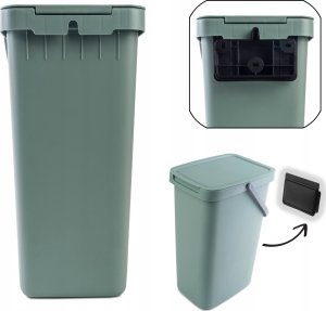 Kosz na śmieci Kadax KADAX Kosz Na Śmieci Pojemnik Na Odpady Z Pokrywą 20L Kubeł Do Segregacji 8