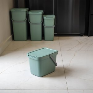 Kosz na śmieci Kadax KADAX Kosz Na Śmieci Pojemnik Na Odpady Z Pokrywą 6L Kubeł Do Segregacji 4