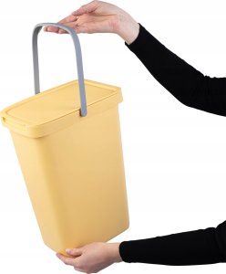 Kosz na śmieci Kadax KADAX Kosz Na Śmieci Pojemnik Na Odpady Z Pokrywą 12L Kubeł Do Segregacji 2