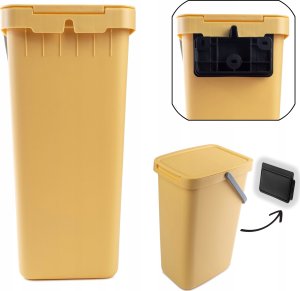 Kosz na śmieci Kadax KADAX Kosz Na Śmieci Pojemnik Na Odpady Z Pokrywą 12L Kubeł Do Segregacji 5