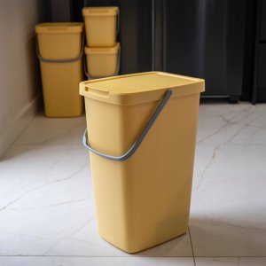 Kosz na śmieci Kadax KADAX Kosz Na Śmieci Pojemnik Na Odpady 20L Kubeł Do Segregacji Z Uchwytem 4