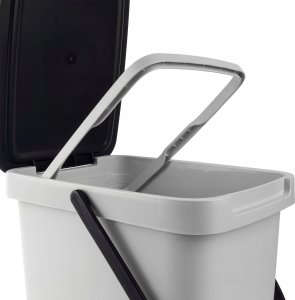 Kosz na śmieci Kadax KADAX Kosz Na Śmieci Pojemnik Na Odpady Z Pokrywą 20L Kubeł Do Segregacji 7