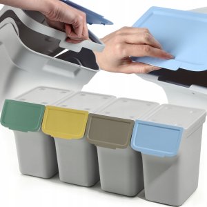 Kosz na śmieci Kadax Kosz STACKBOX 4x20L popiel 6