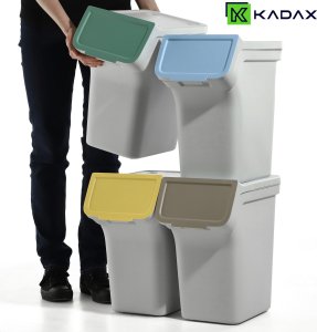 Kosz na śmieci Kadax Kosz STACKBOX 4x20L popiel 7