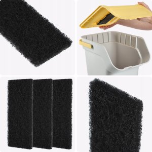 Kosz na śmieci Kadax 3x KADAX Filtr Węglowy Uniwersalny Do Kosza Na Śmieci Pochłaniacz Zapachów 11