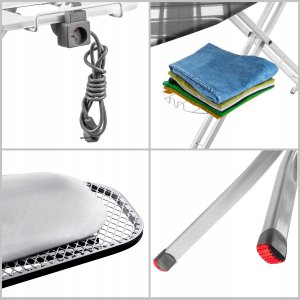 Kadax KADAX Deska Do Prasowania 120x38cm Z Gniazdkiem 7