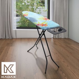 Kadax KADAX Pokrowiec Na Deskę Do Prasowania Naciągany 127x46cm Niebieskie Kwiaty 2