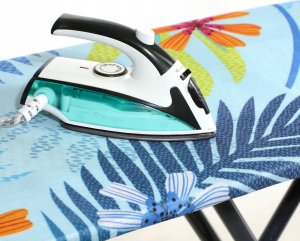 Kadax KADAX Pokrowiec Na Deskę Do Prasowania Naciągany 127x46cm Niebieskie Kwiaty 5