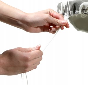 Kadax KADAX Pokrowiec Na Deskę Do Prasowania Naciągany 127x46cm Niebieskie Kwiaty 6