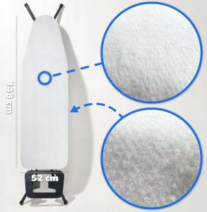 Kadax KADAX Podkład Pod Pokrowiec Filcowy Na Deskę Do Prasowania 148x52 cm 3