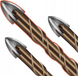 Wiertło Rosfix ZESTAW WIERTŁA DO SZKŁA PŁYTEK CERAMIKI GRESU 7SZT 2