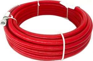 Rosfix WĄŻ MALARSKI STALOWY MOCNY 10M AGREGAT ZŁĄCZE 1/4 2