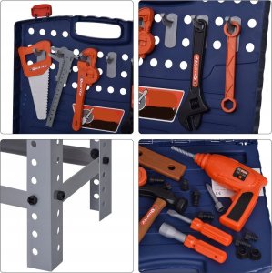 Rosfix WARSZTAT ZESTAW MAJSTERKOWICZA NARZĘDZIA DZIECI 9