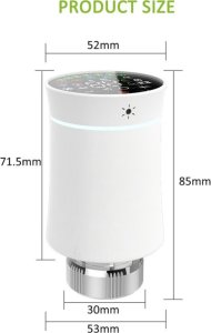 Renov8 Zigbee Thermostatic radiator valve - White 3