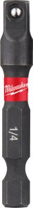 Milwaukee Adapter Milwaukee 4932471826 1/4 hex - 1/4 kwadrat czarny 1