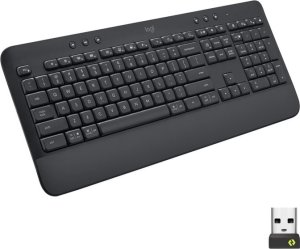 Klawiatura Logitech Logitech Signature K650 - Tastatur - kabellos - Bluetooth 5.1 - QWERTZ - Schweiz - Graphite 1