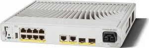 Switch Cisco Cisco Catalyst 9200CX - Network Essentials - Switch - compact - L3 - managed - 8 x 10/100/1000 (PoE+) + 2 x 1000Base-T + 2 x 10 Gigabit SFP+ (Uplink) - an Rack montierbar - PoE+ (240 W) 1