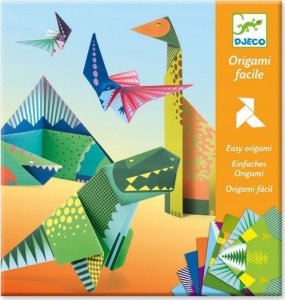 Djeco Origami rinkinys - Dinozaurai, Djeco DJ08758 1