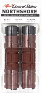 Lizard Skins Chwyty kierownicy LIZARDSKINS Dual-Clamp Lock-On NORTHSHORE - Deep Red (NEW) 1