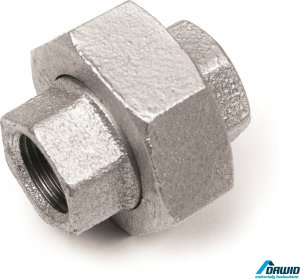 ARKAINSTALACJE Śrubunek OC-G330D 32 uszczelnienie płaskie 11/4" W/W ocynkowany uszczelka w komplecie 2