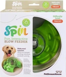 Pet Dream House PET DREAM HOUSE SPIN UFO MAZE GREEN INTERAKTIVE SLOW FEEDER 1