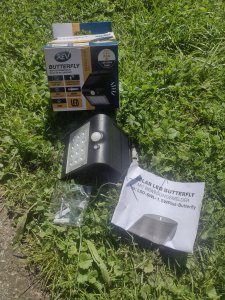 REV REV Solar LED Butterfly with Motion Detector 1,5W white 3