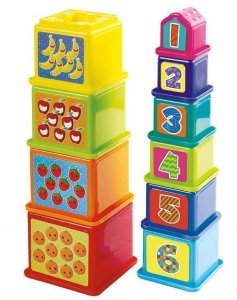 Playgo PLAYGO INFANT&TODDLER  stick&stack blocks, 2382 1
