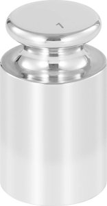 TEM Wzorzec odważnik wagowy masy do kalibracji wag nierdzewny OIML klasa F1 1 kg Wzorzec odważnik wagowy masy do kalibracji wag nierdzewny OIML klasa F1 1 kg 3