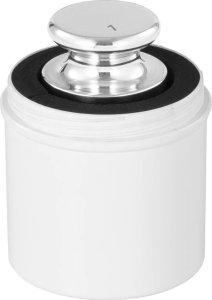 TEM Wzorzec odważnik wagowy masy do kalibracji wag nierdzewny OIML klasa F1 1 kg Wzorzec odważnik wagowy masy do kalibracji wag nierdzewny OIML klasa F1 1 kg 4