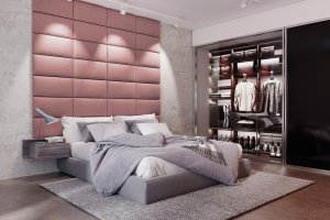 Ravio Panel tapicerowany - Tkanina Mono 70x30 4