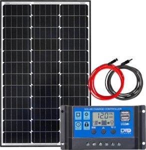 Noktowizor Maxx Zestaw solarny 75W Mono PWM 10A 2xUSB 1