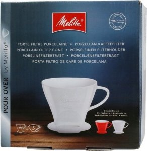 Melitta Melitta porcelanowy dripper do kawy 1x4 - Czerwony 2